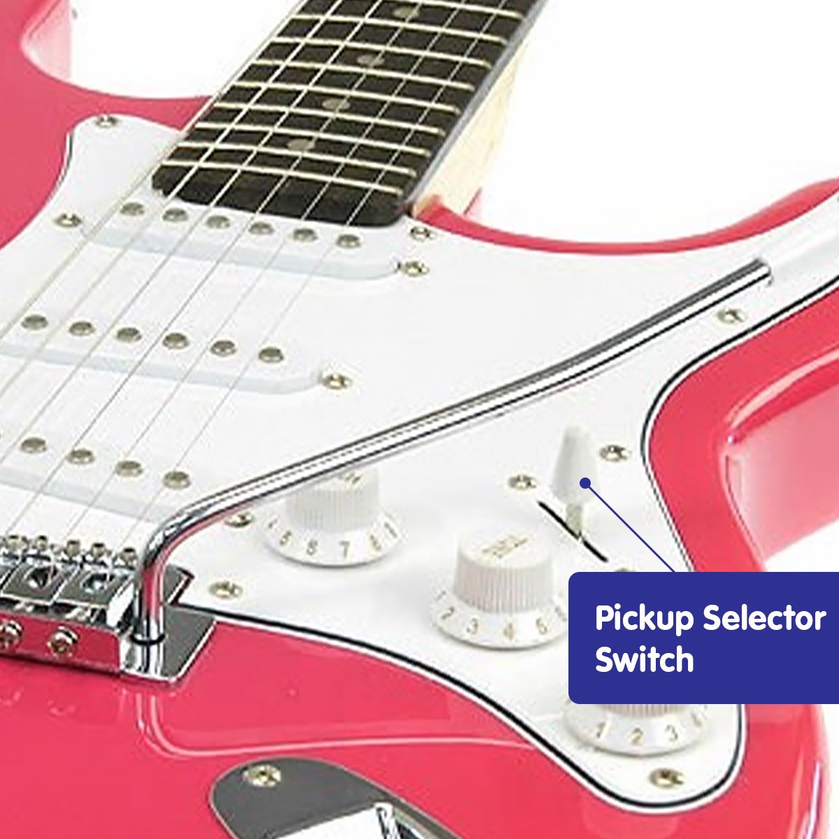 Karrera 39in Electric Guitar (Pink)