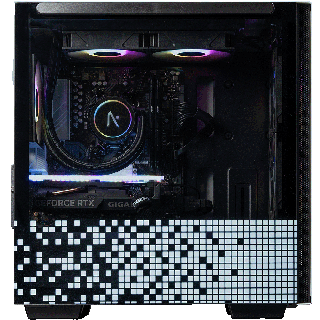 Aftershock Pixel Blue Desktop Gaming PC (Ryzen 5 7500F) [RTX 4060]