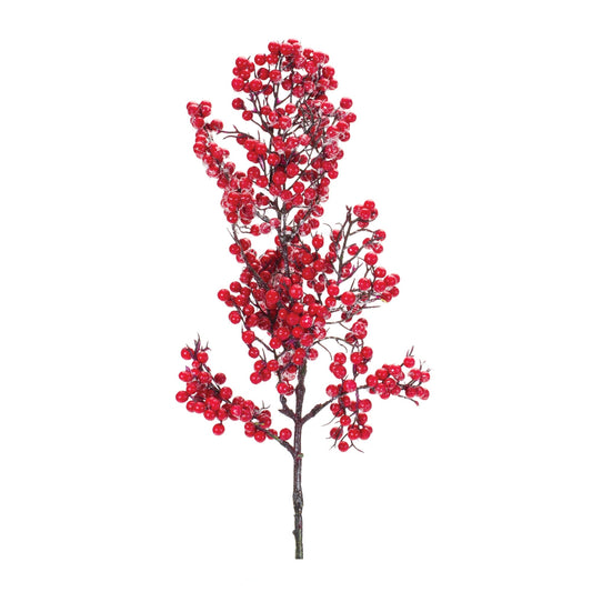 Flocked Berry Spray, Set of 12
