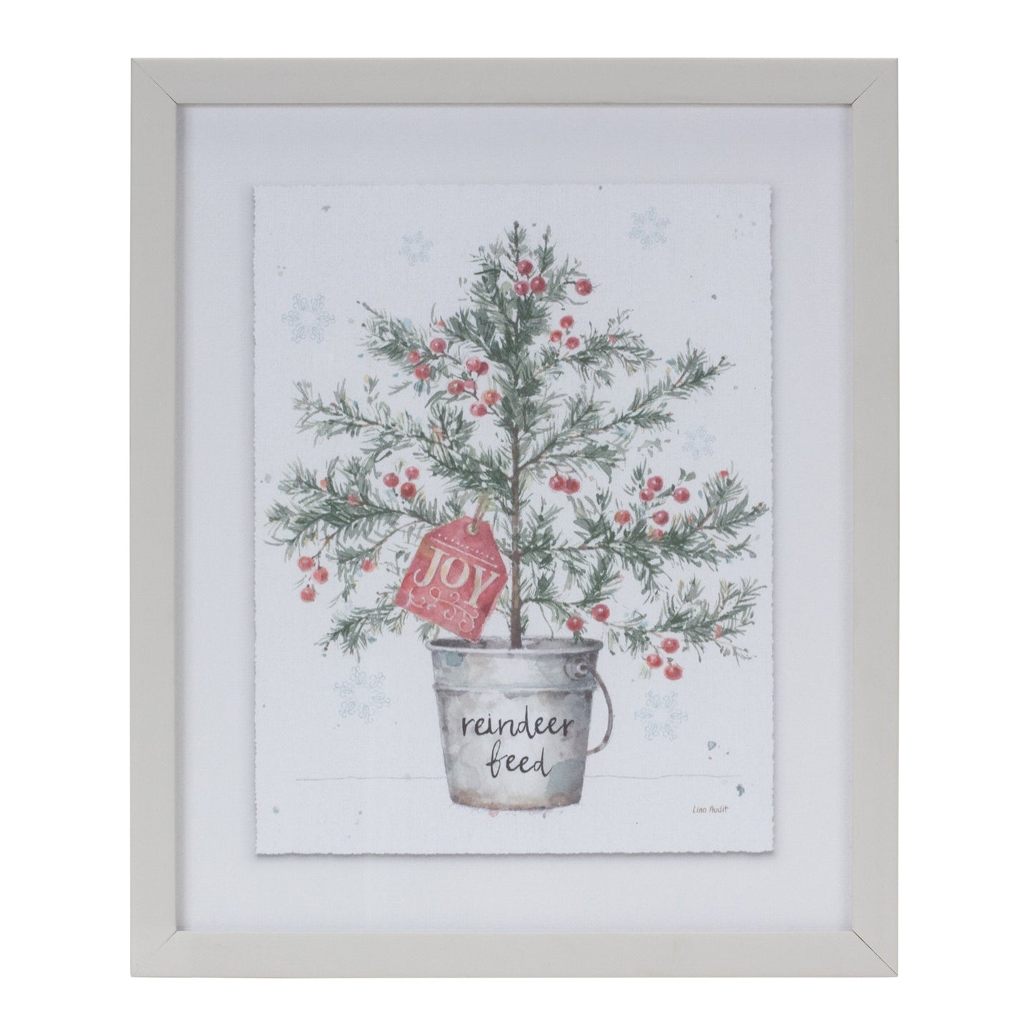 Potted Pine Tree Wall Art, Set of 2