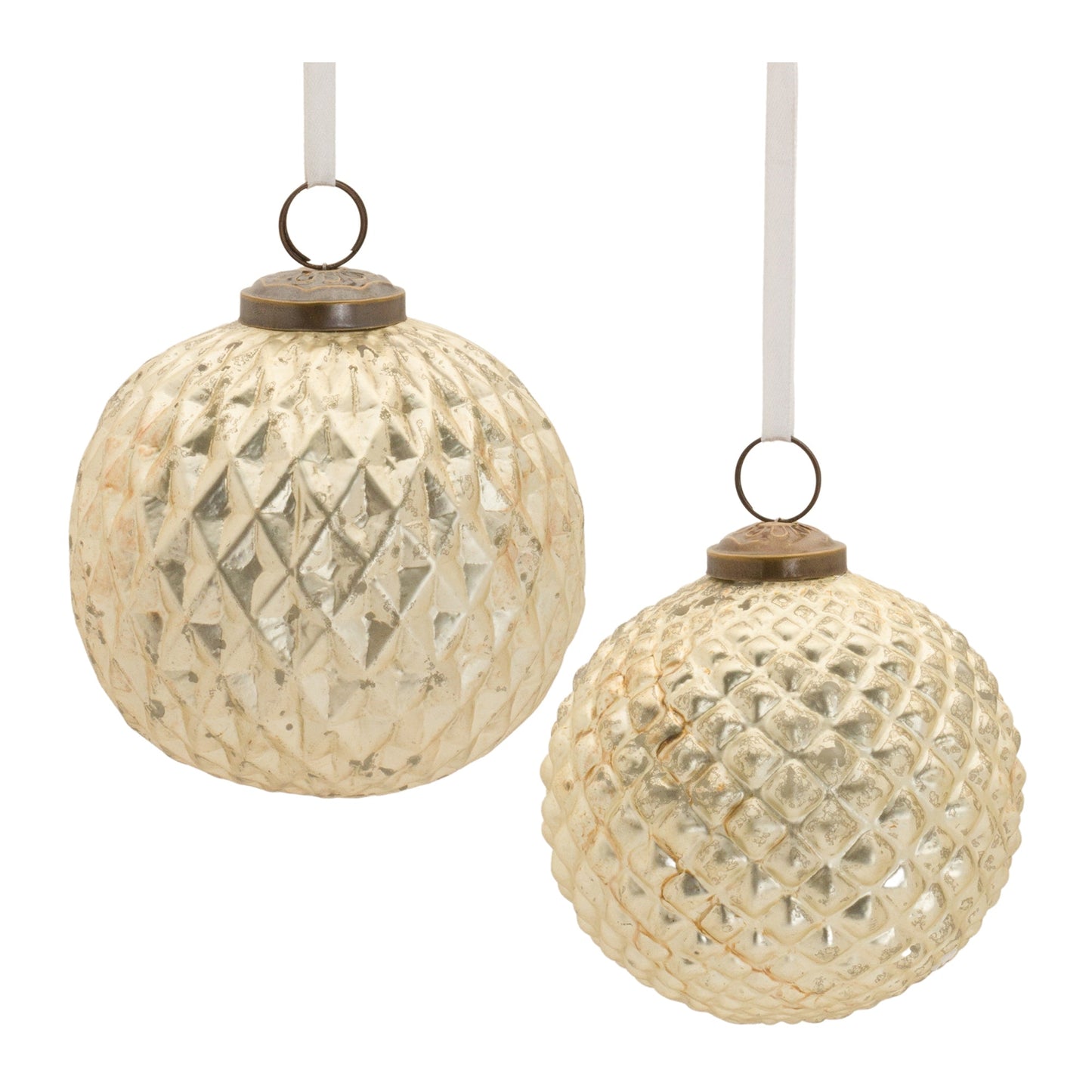 Harlequin Glass Ornament, Set of 6