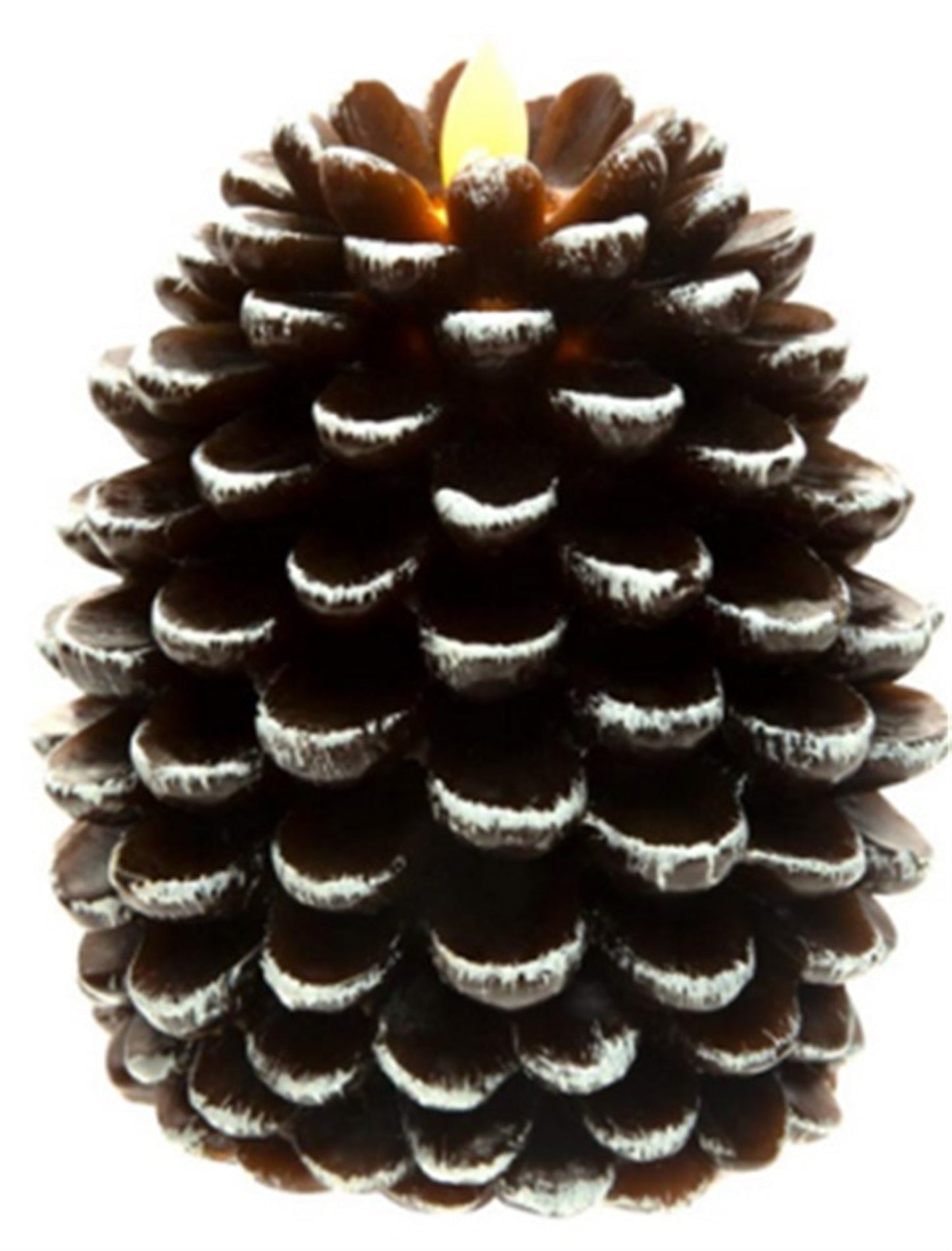 LED Pine Cone Candle, Set of 2