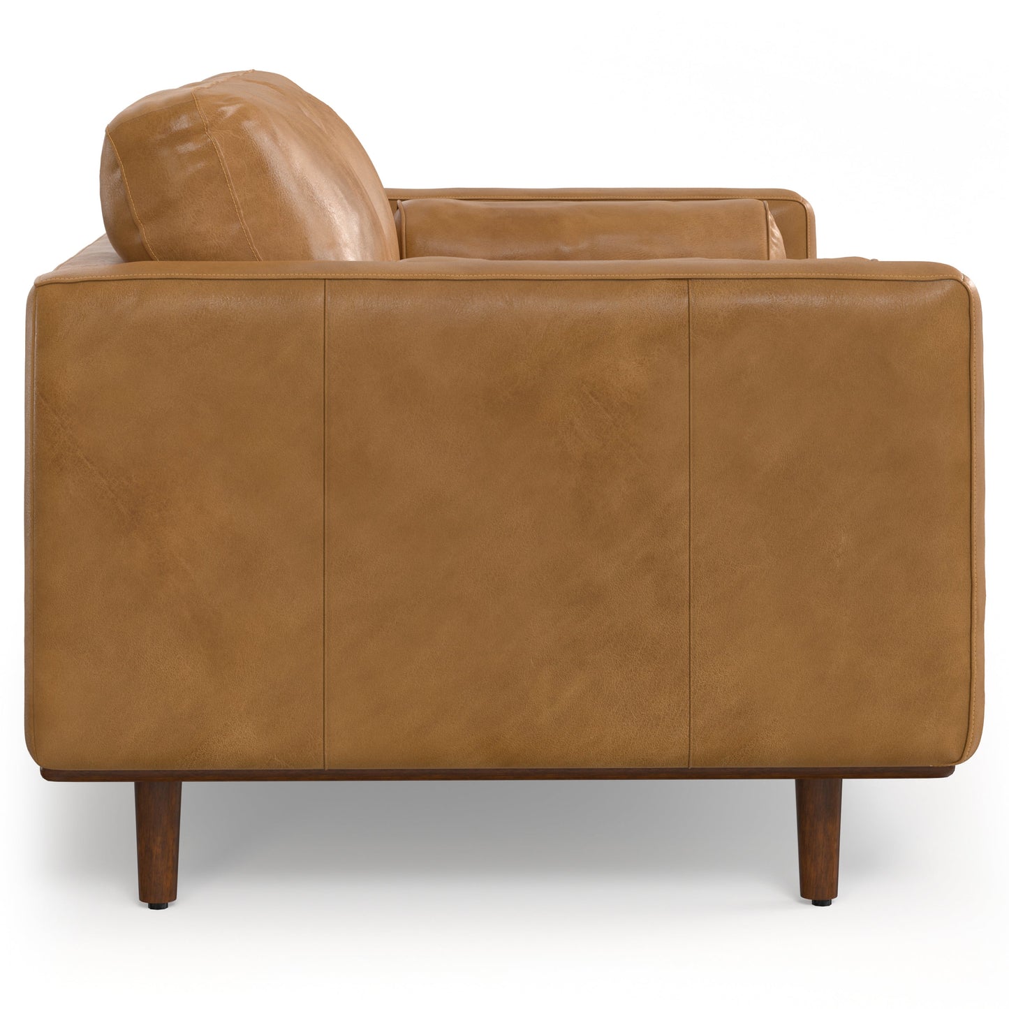 Luminae 72" Upholstered Sofa with 2 Bolster Pillows and Loose Back Cushions