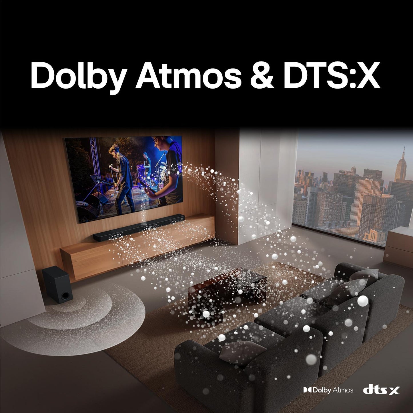 LG Q Series S70TY 400W 3.1.1 Channel Soundbar with Dolby Atmos