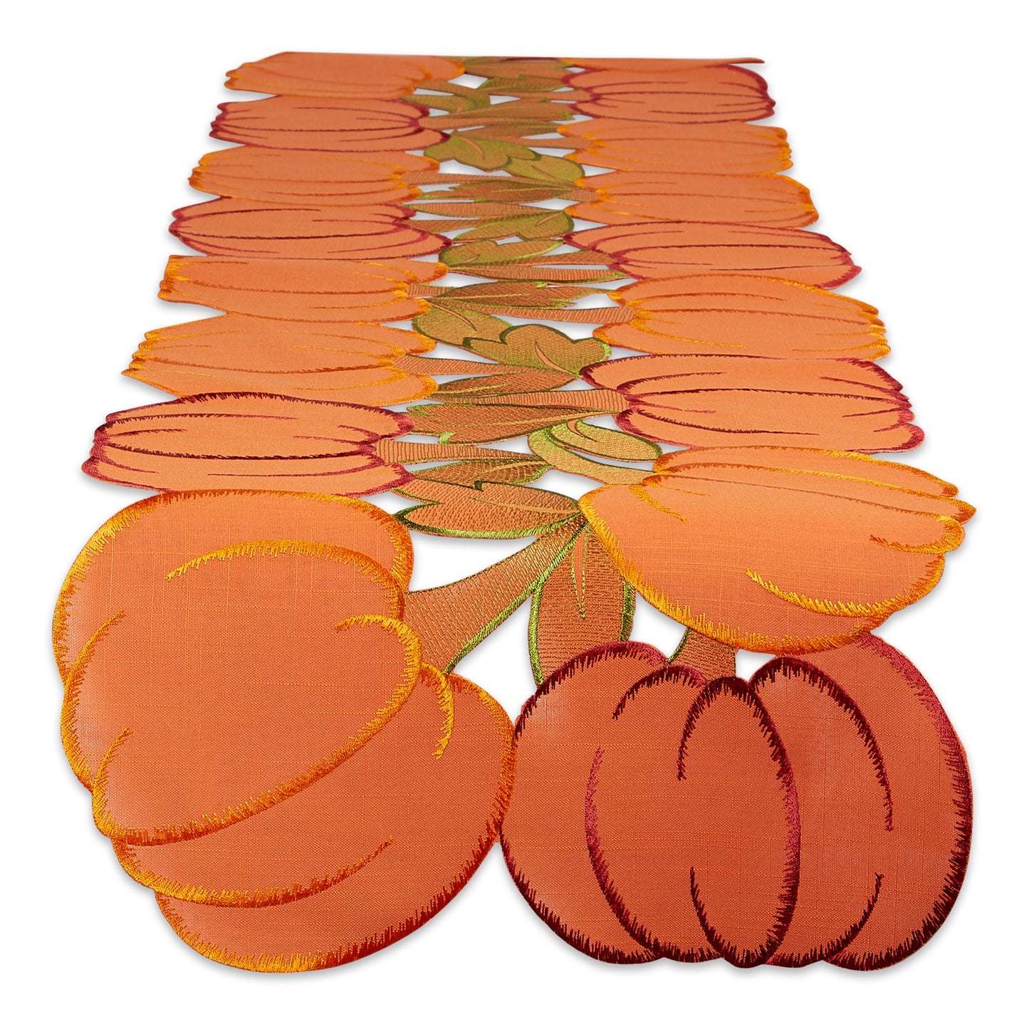 Pumpkins Embroidered Table Runner 14X60