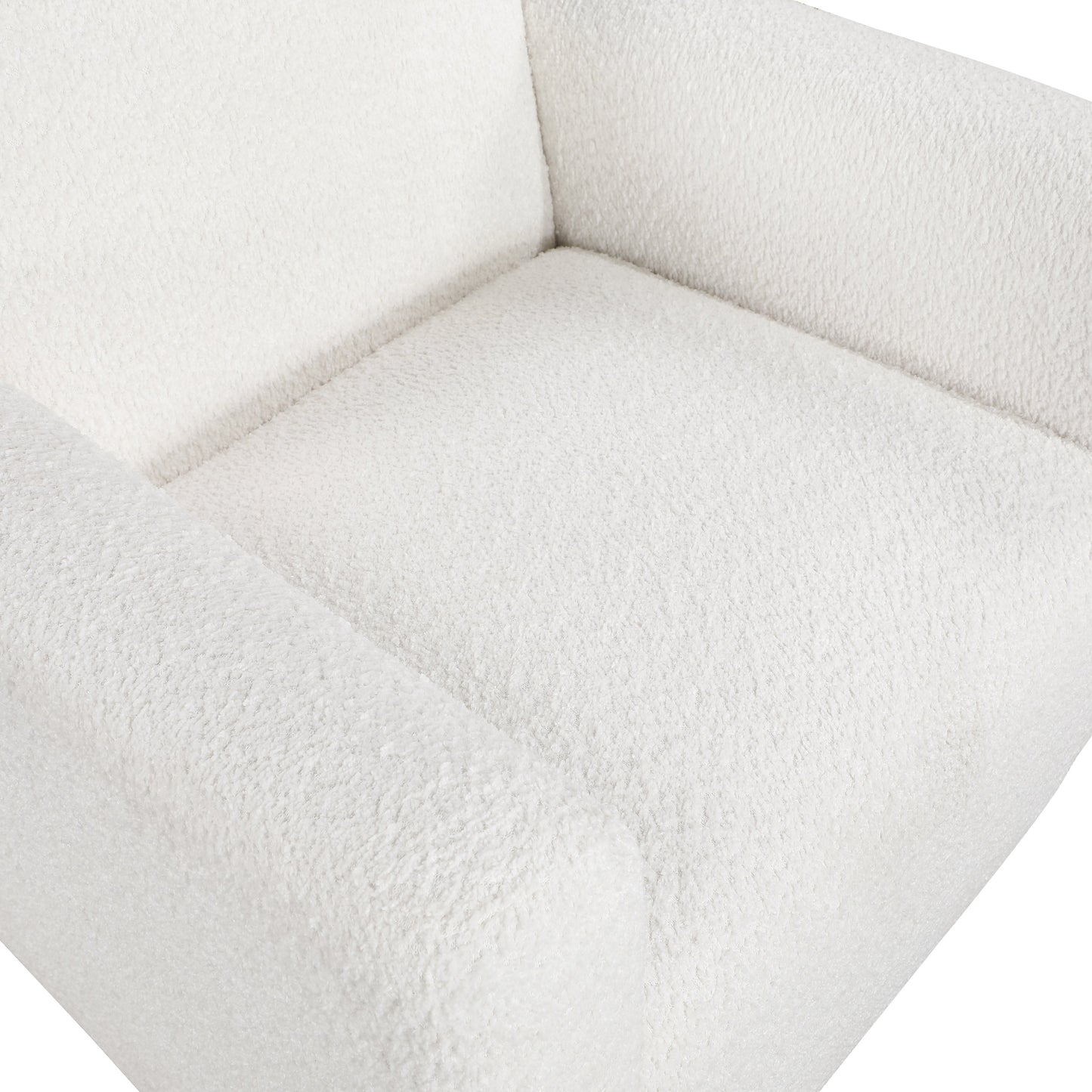 Upholstered Track Arms Living Room Chair with Round Cylindrical Legs