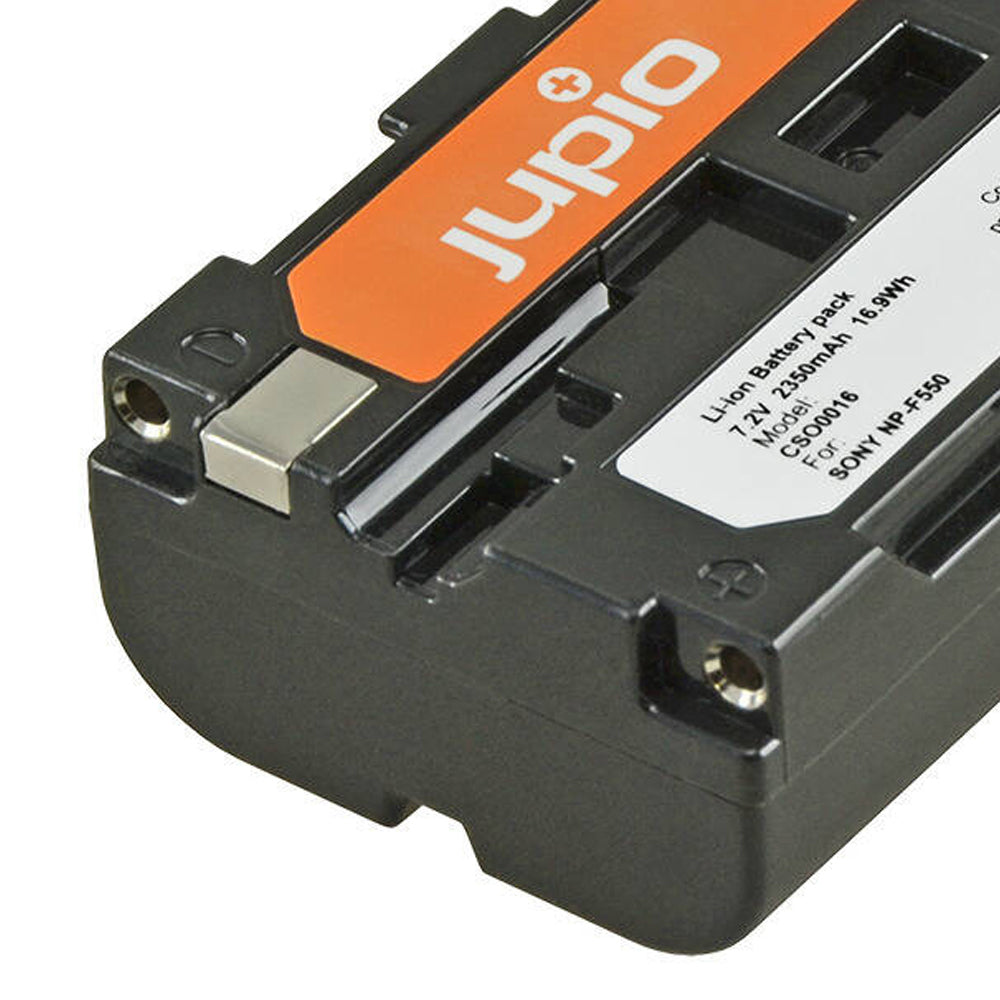 Jupio Li-Ion 7.2V 1950mAh Rechargeable Battery For Sony NP-F330/F550 Camera