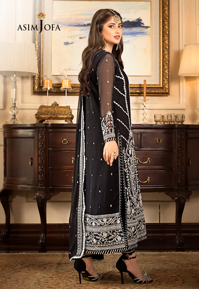 AJJM-21 EMBROIDERED CHIFFON 3 PCS