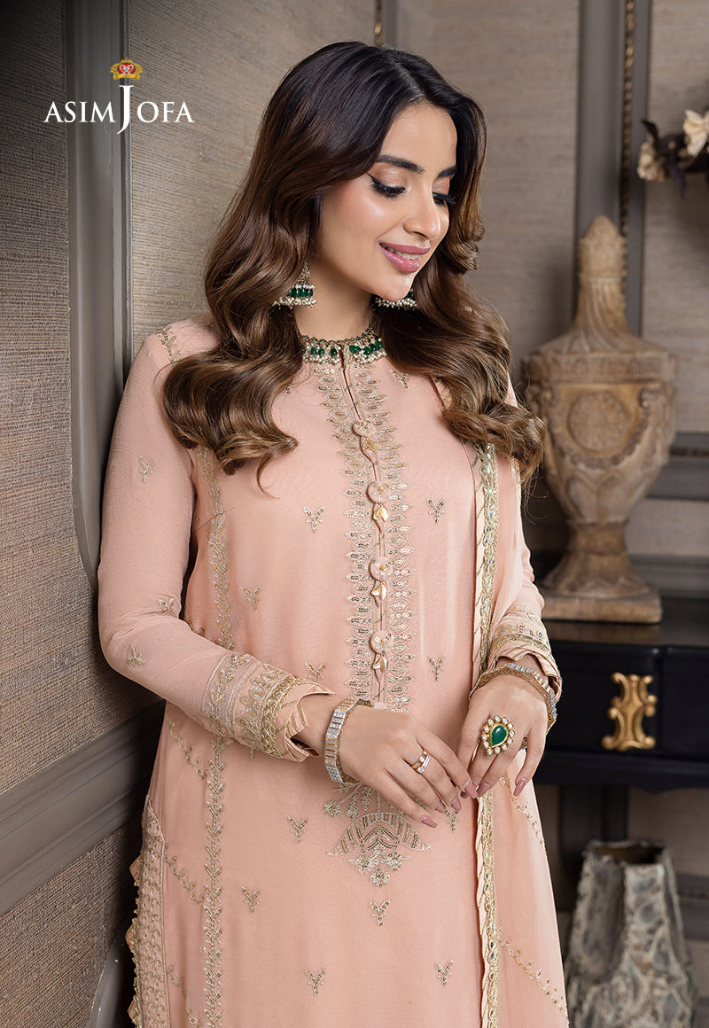 AJJM-04 EMBROIDERED CHIFFON 3 PCS