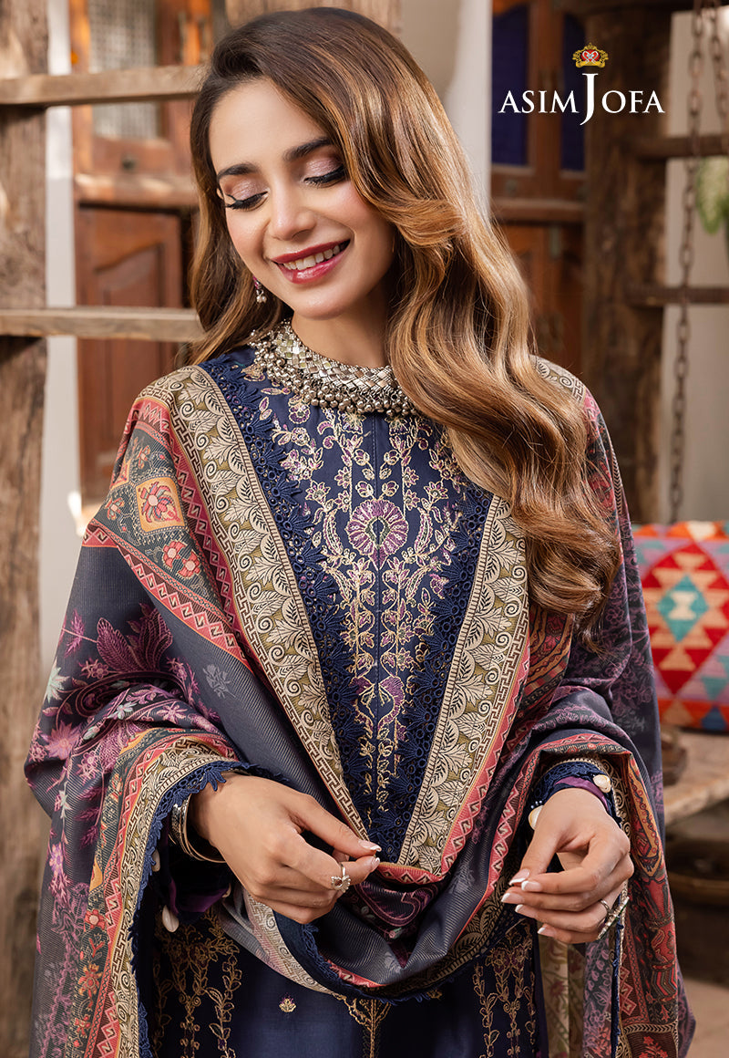 AJRW-31 EMBROIDERED PREMIUM WINTER COTTON 3 PCS