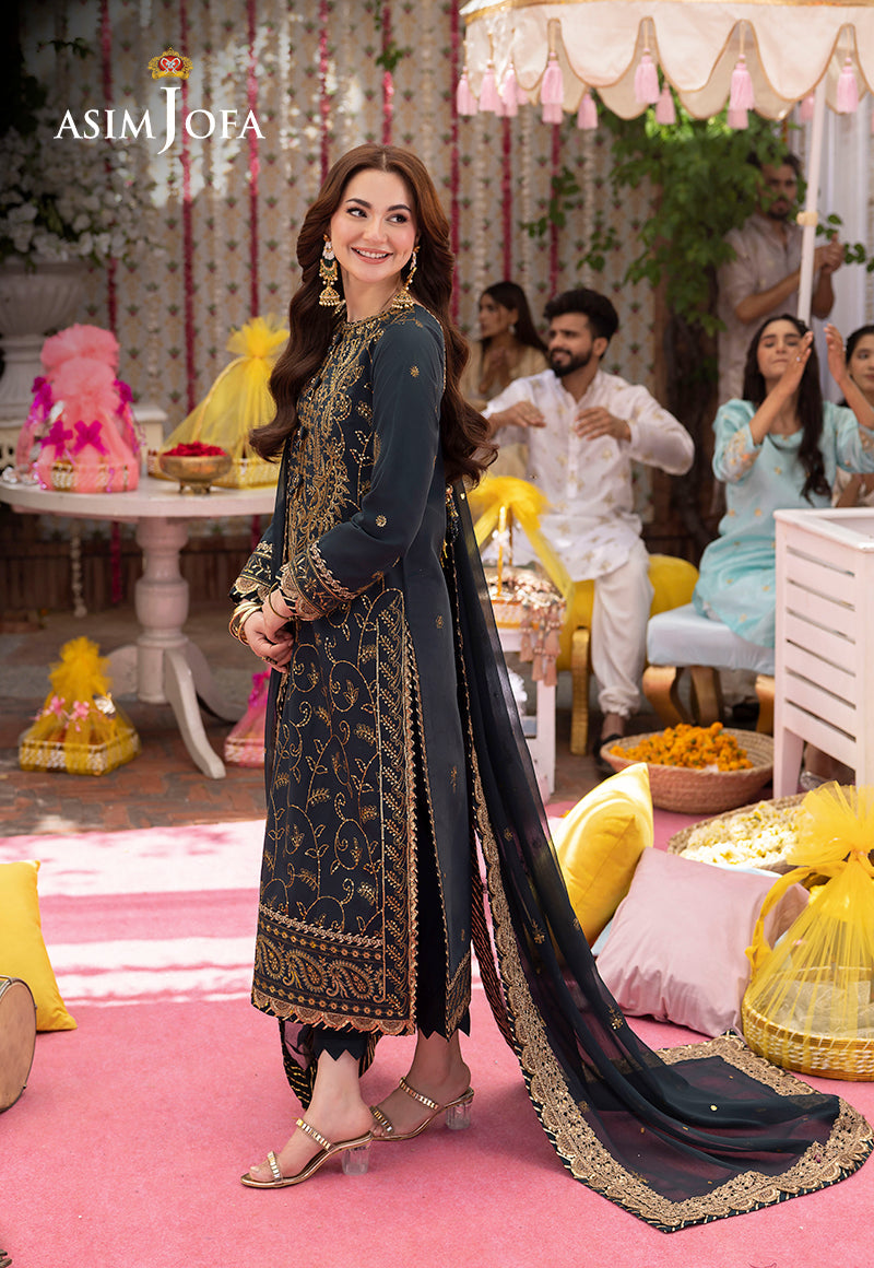 AJMJ-04 EMBROIDERED PAPER COTTON 3 PCS
