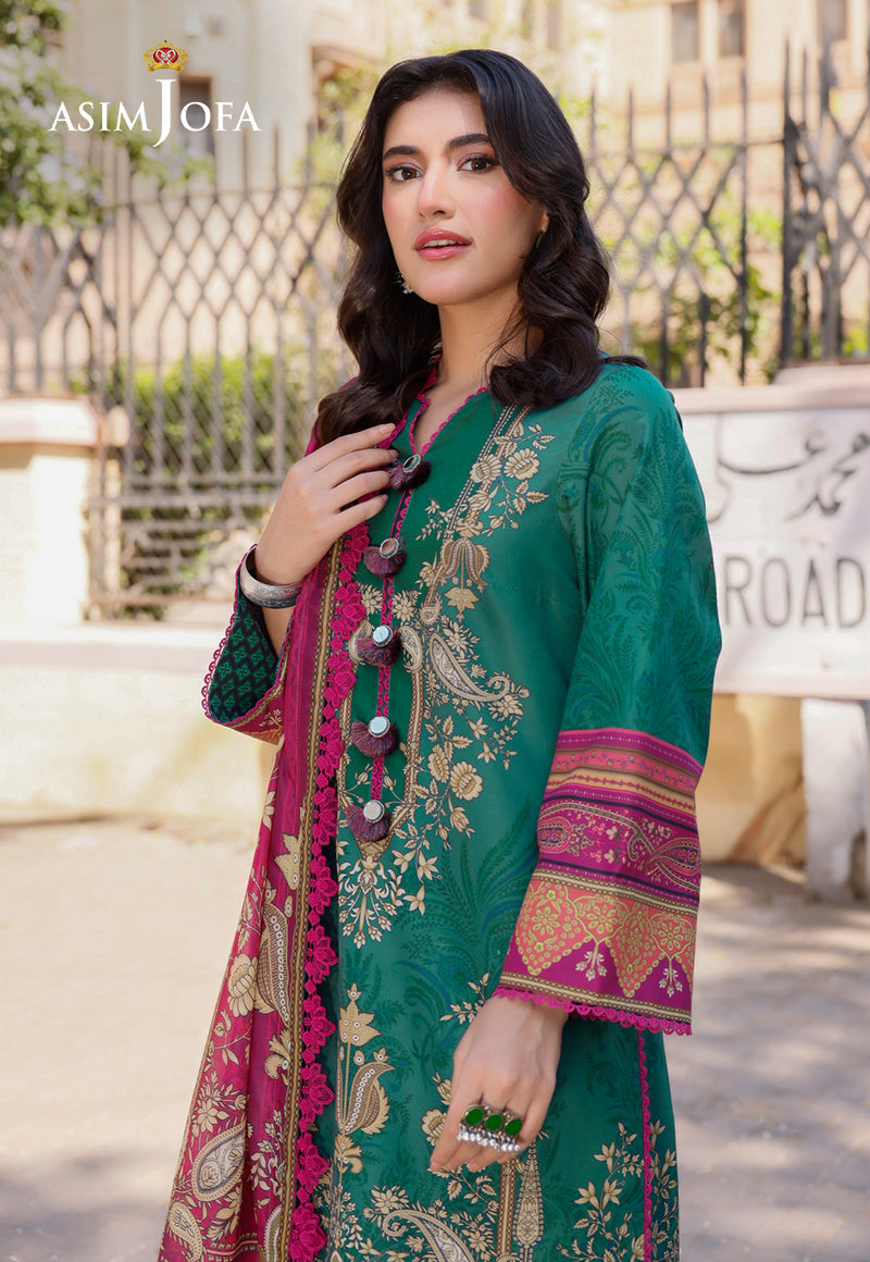 AJPL-04 PRINTED ARABIC LAWN 3 PCS
