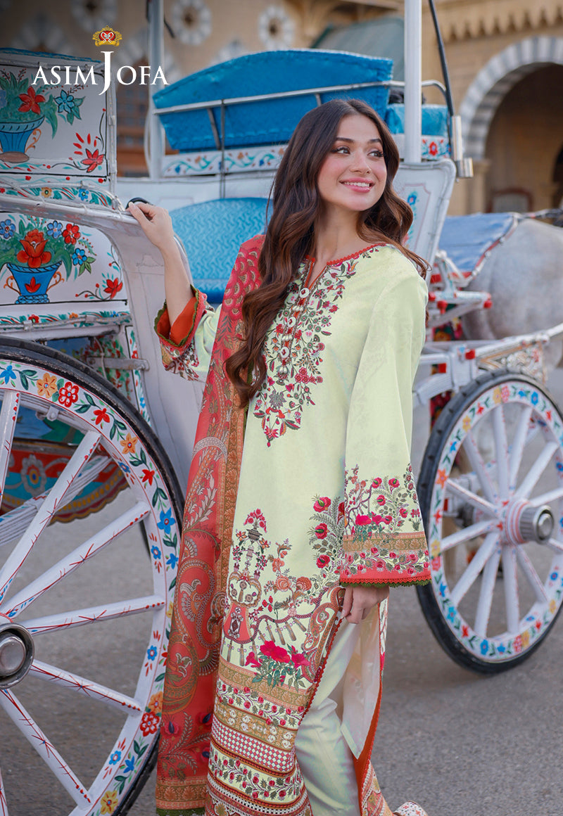 AJPL-06 PRINTED ARABIC LAWN 3 PCS