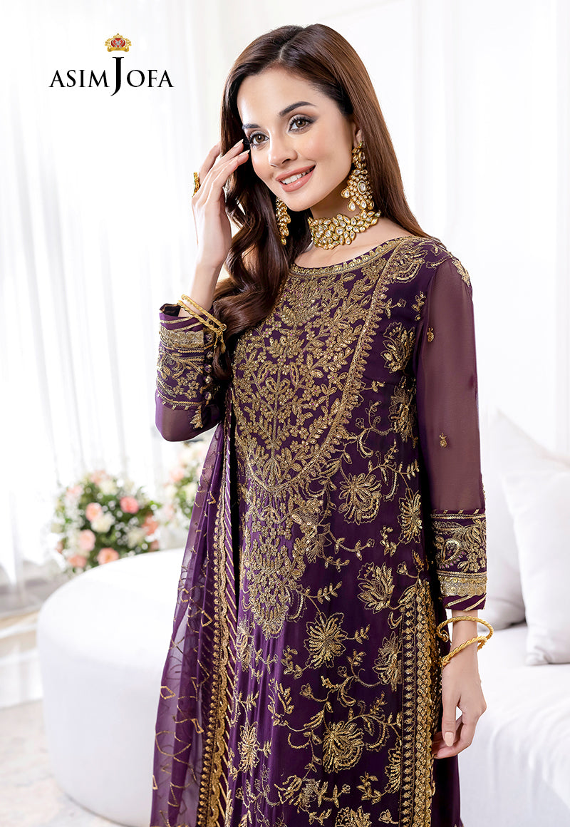AJJM-06 EMBROIDERED CHIFFON 3 PCS