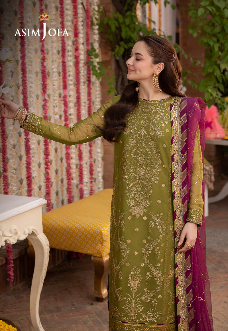 AJMJ-16 EMBROIDERED CHIFFON 3 PCS