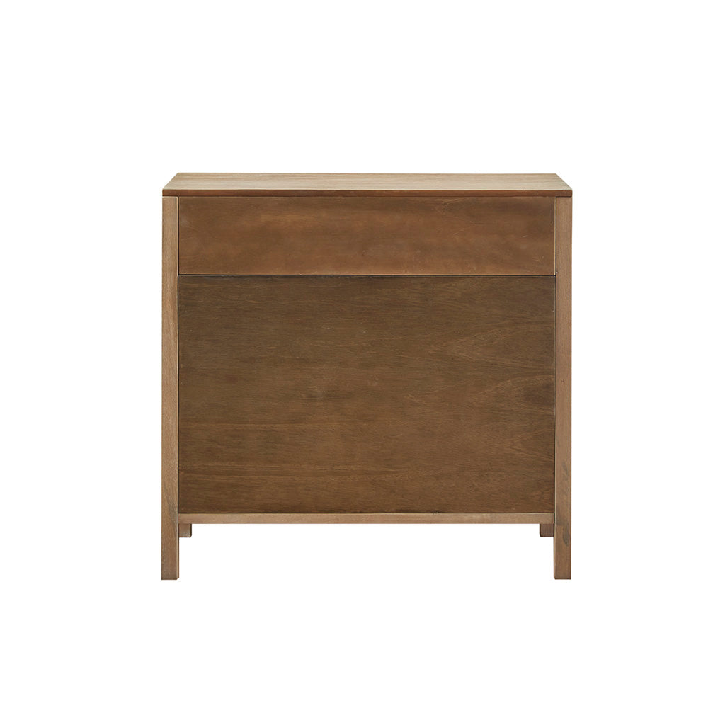 Accent Chest with Drawer and Cane Webbing Doors