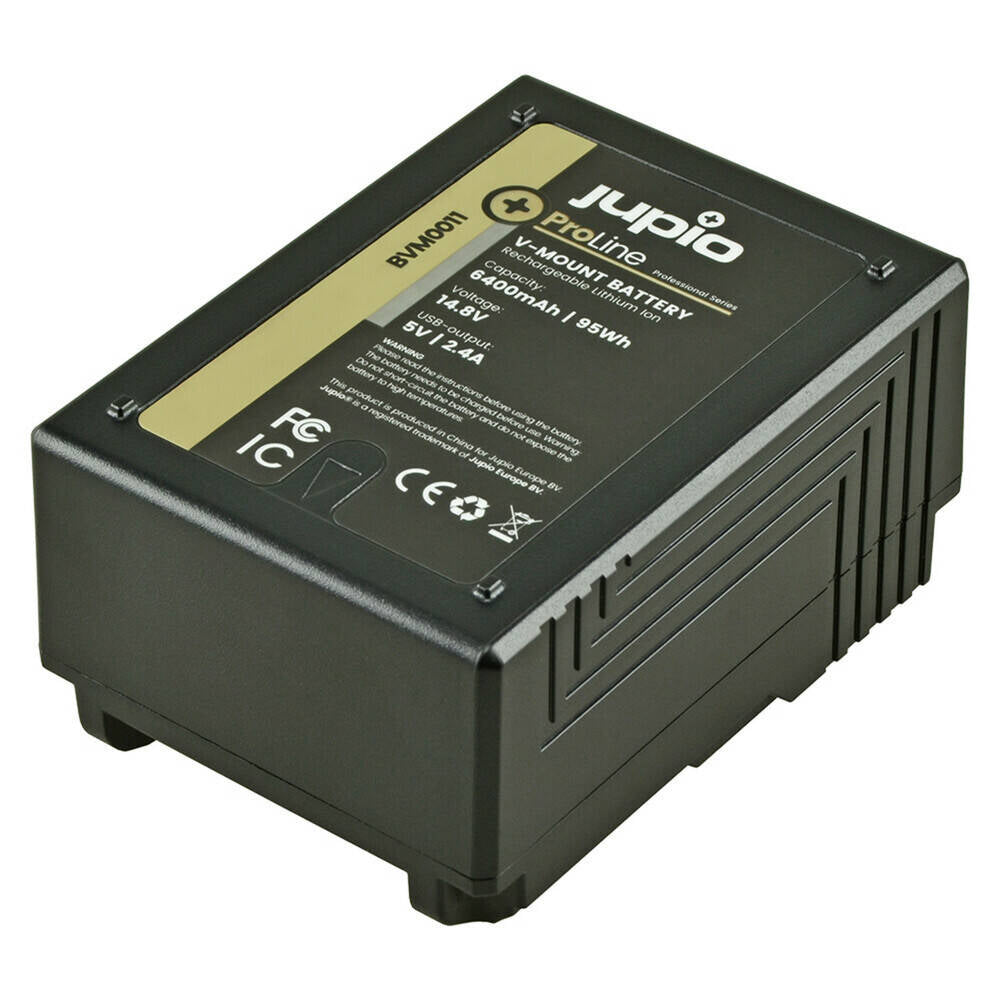 Jupio V-Mount Battery Pack 14.8V/95Wh/6400mAh For Red Raven/Dragon Camera