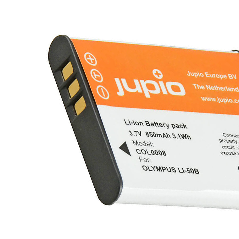 Jupio Li-Ion 3.7V 850mAh Rechargeable Battery For Olympus Li-50B Camera