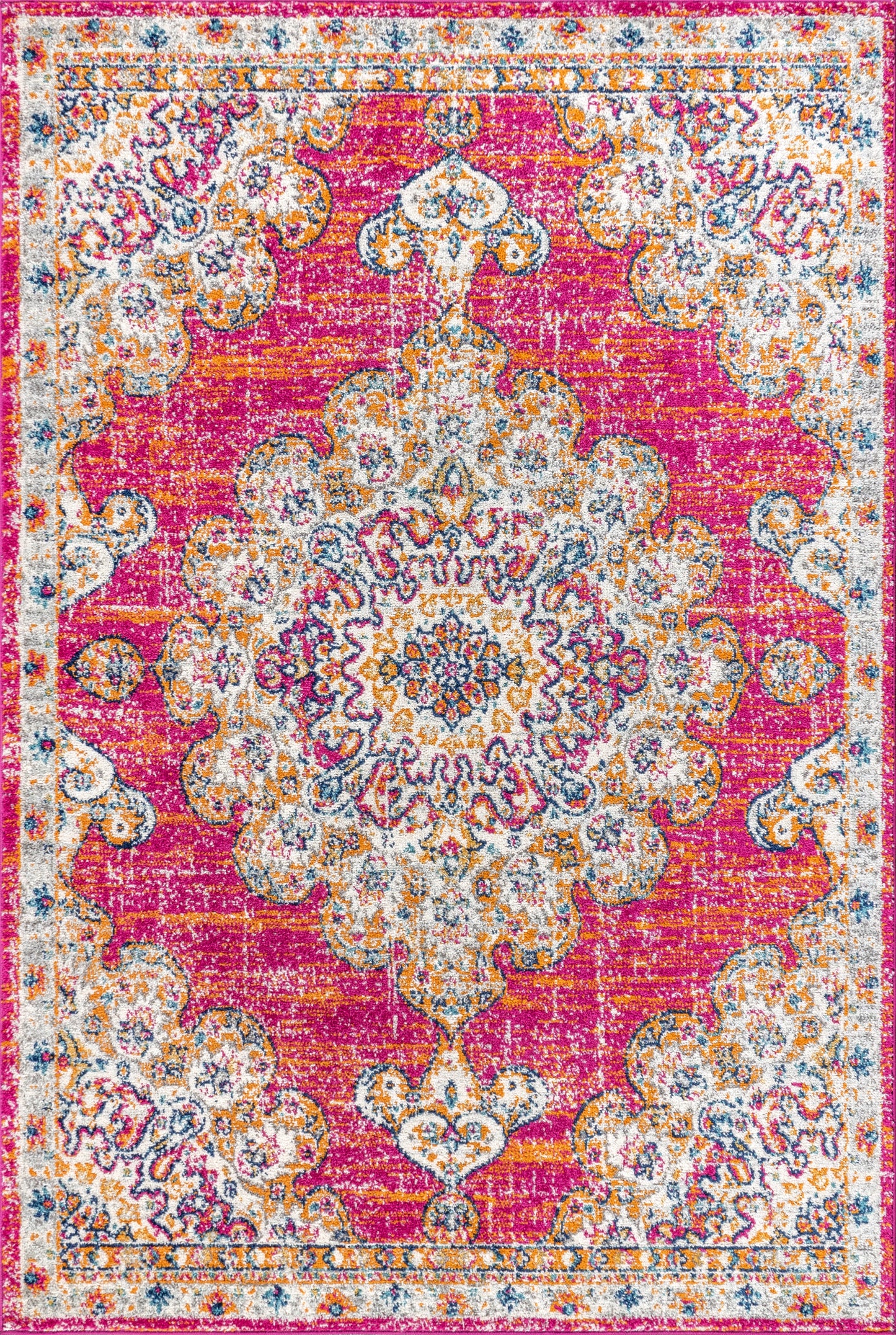 Bohemian FLAIR Boho Vintage Medallion Area Rug