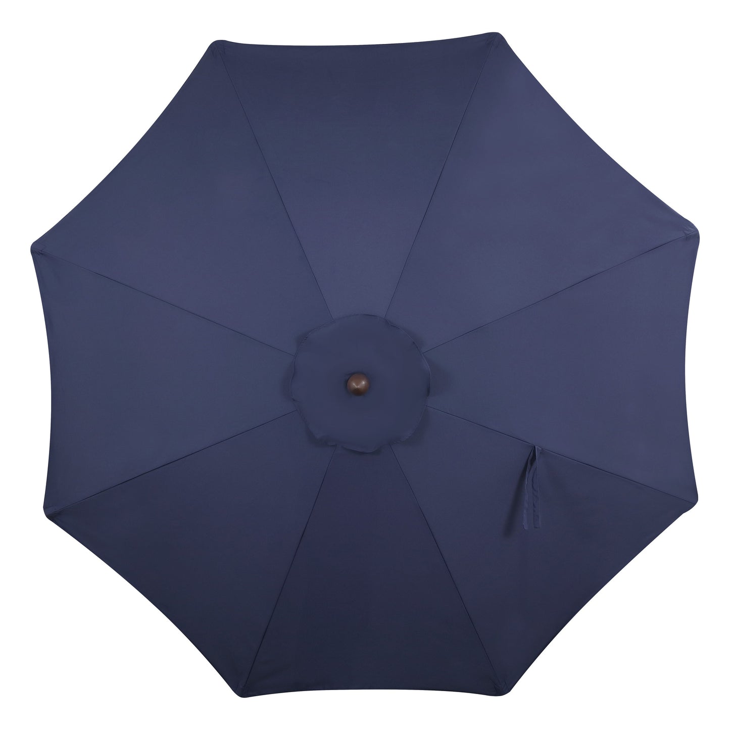 Tracy Classic MidCentury Scalloped Fringe Market Patio Umbrella with Auto-Tilt