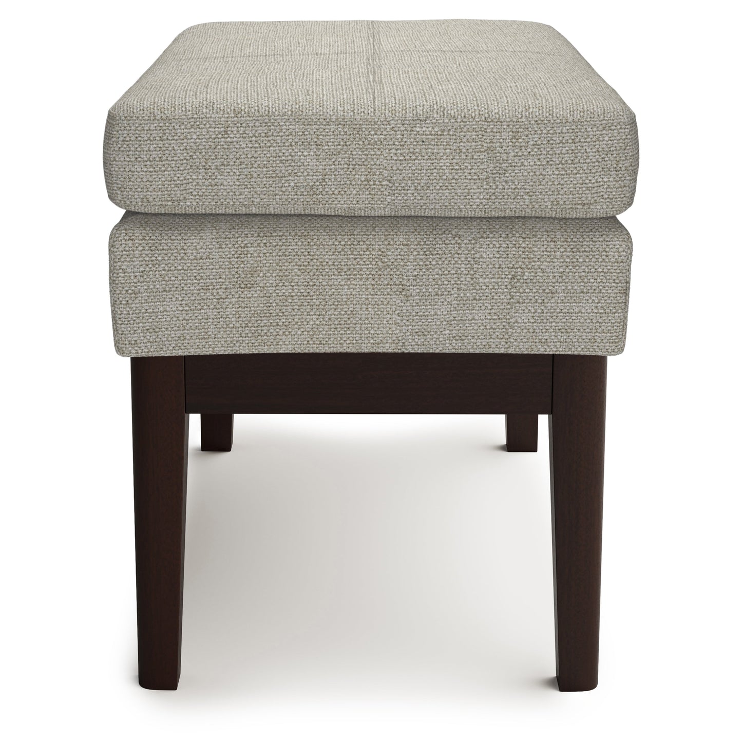 Veil 26.4" Ottoman Bench with Stitching Detail
