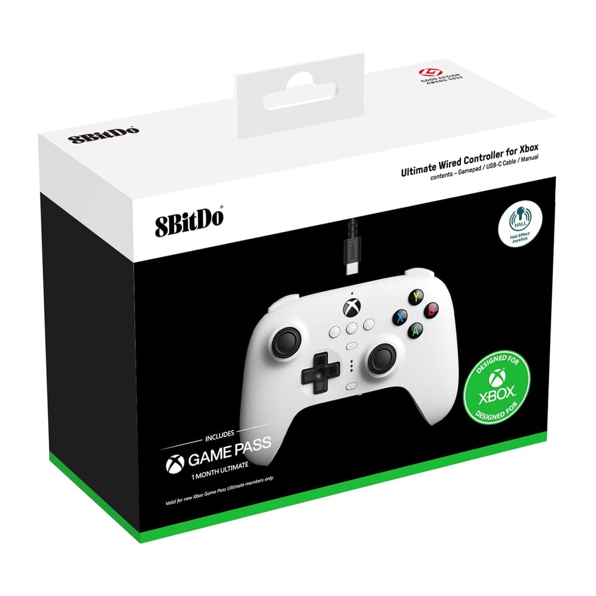 8BitDo Ultimate Wired Controller (Hall Effect Joystick)
