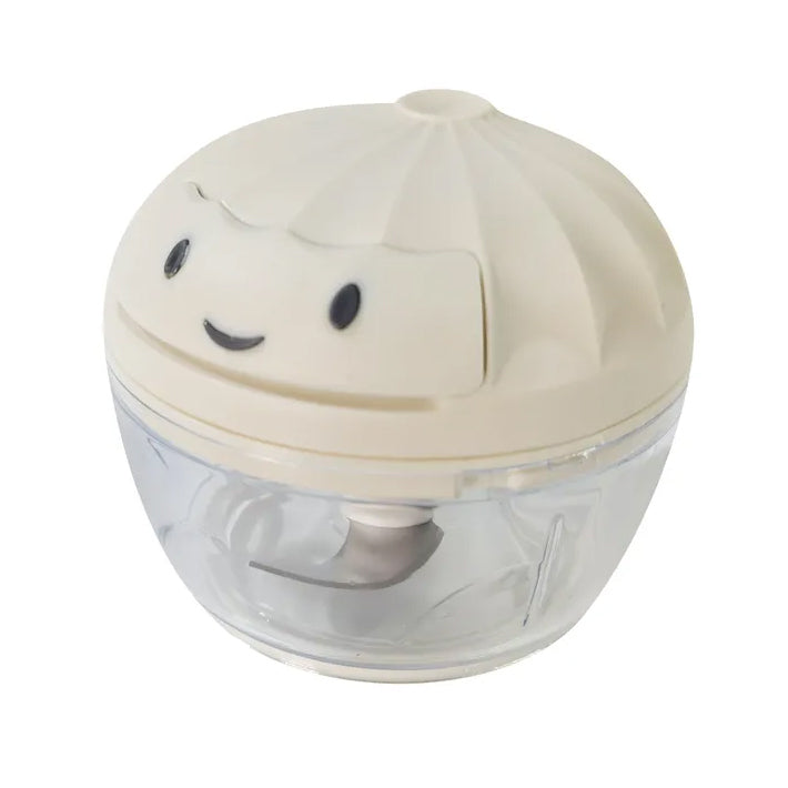 Cook Easy Food Chopper and Dicer Easy Pull Cutter (Cream)