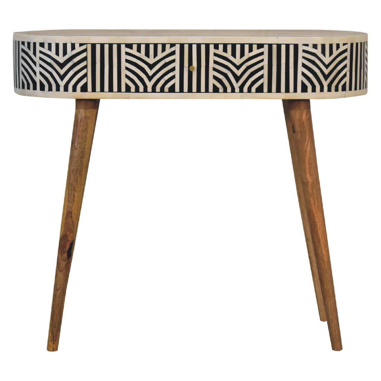 Blossomx Bone Inlay Console Table with Drawer