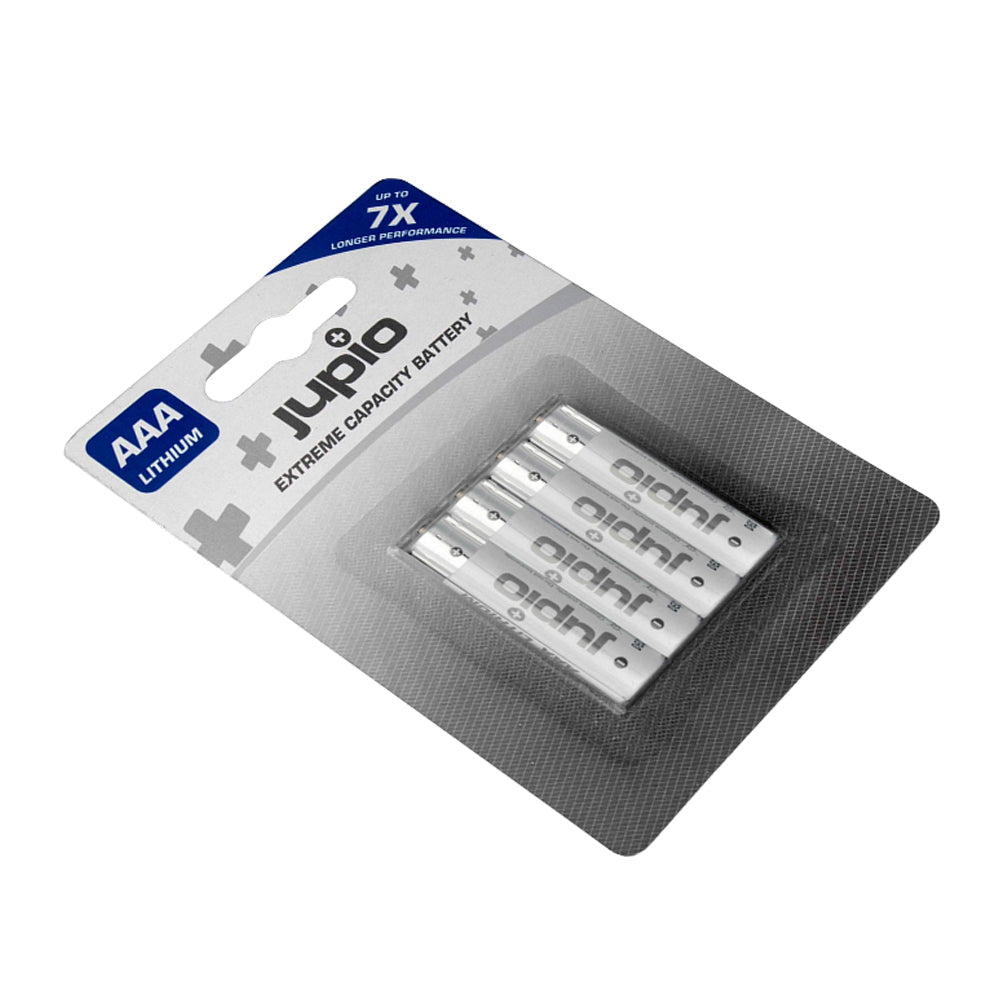 Jupio 4-Pack Non-Rechargeable Lithium Batteries AAA VPE-14