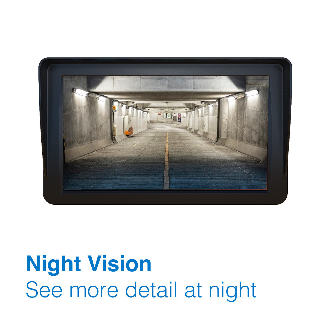 Laser Reversing Camera 720p with Night Vision and Parking Assist (IP67)