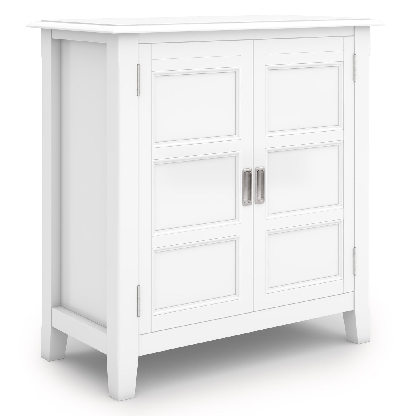 Fracture Storage Cabinet with 2 Doors and Tapered Legs