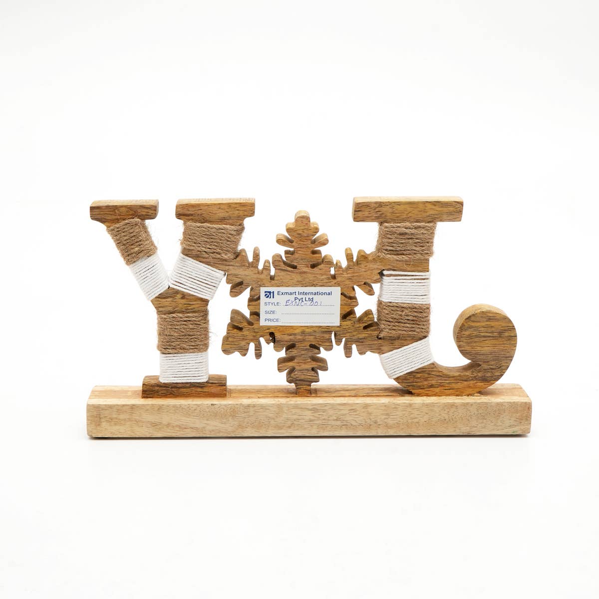 Joy Wooden Table Top Sign