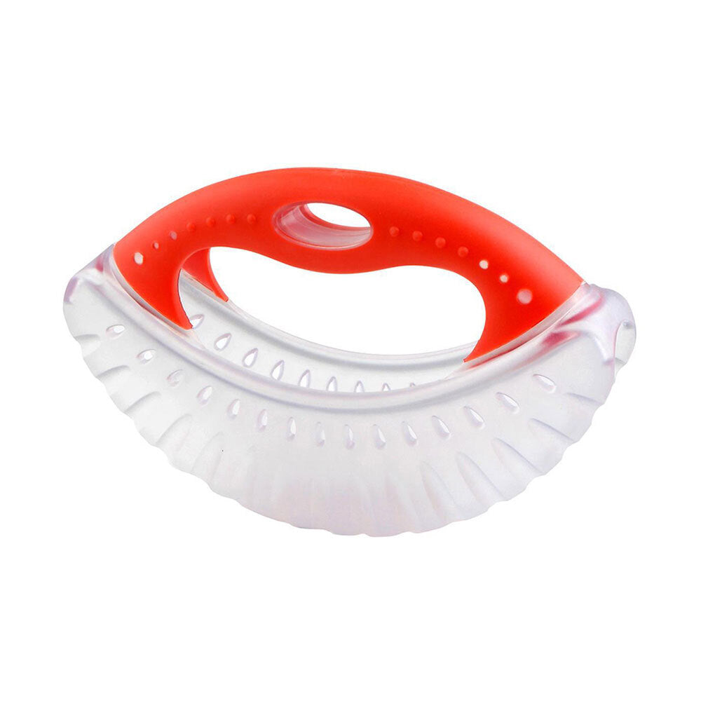 Dexas Silicone 19cm Mezzaluna Chopper Slicer (Red)