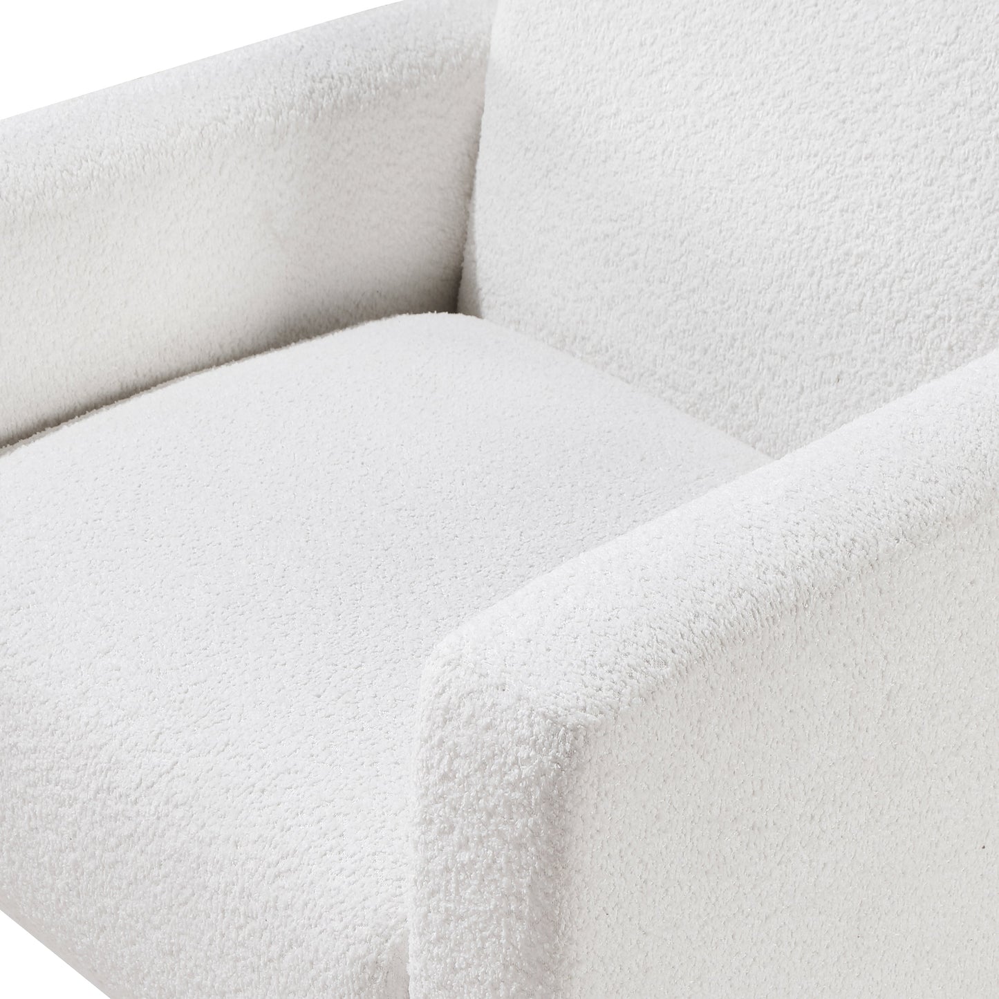Upholstered Living Room Chair with Tapered Wood Legs
