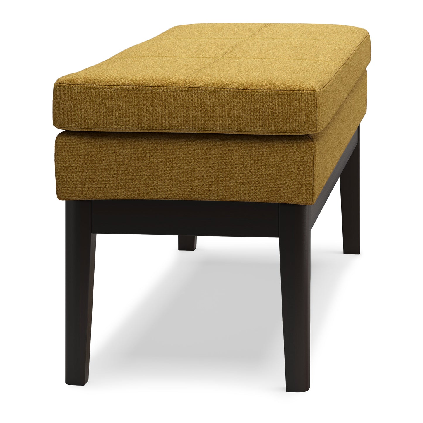 Nocturne 45.28" Ottoman Bench with Stitching Detail