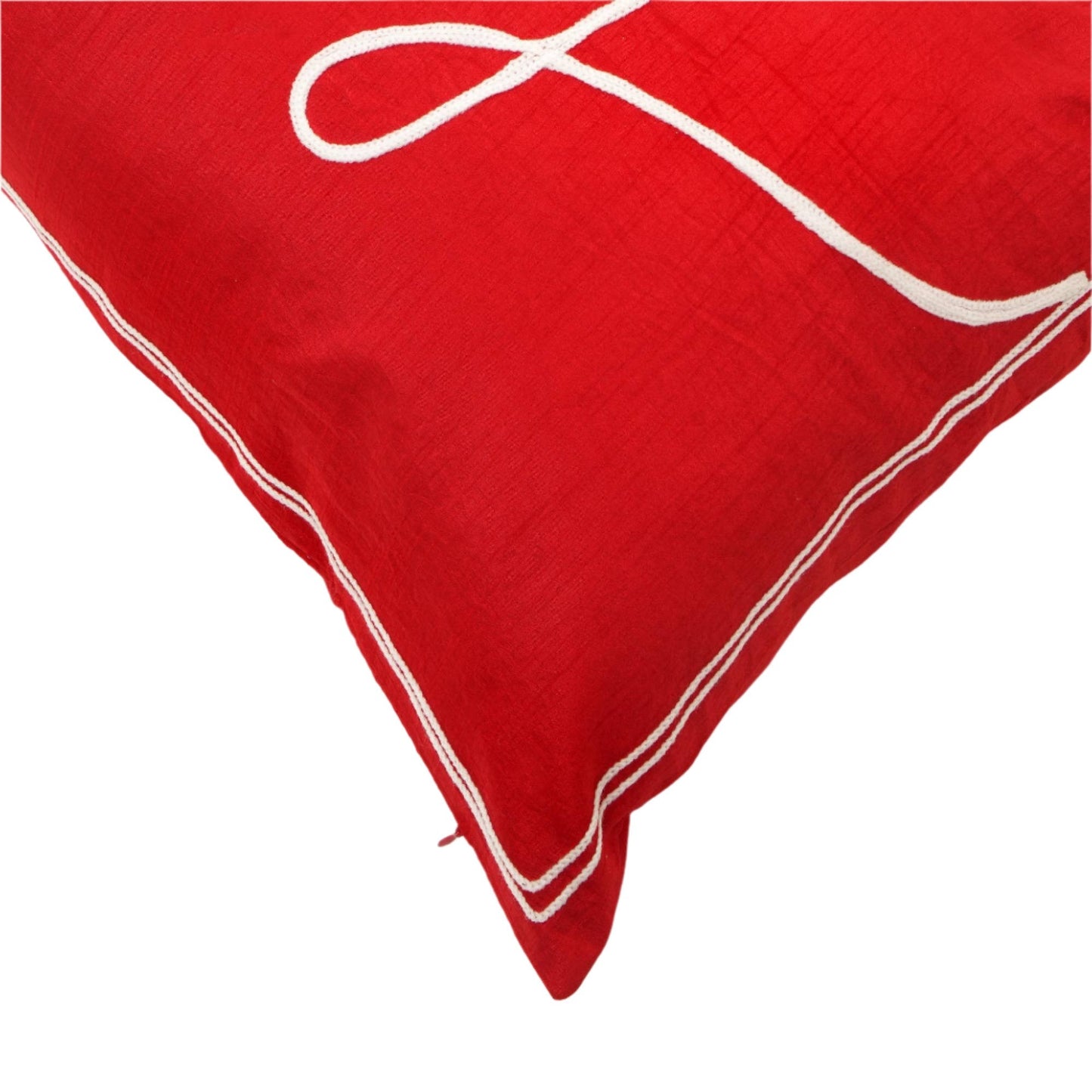 Joy Embroidered Decorative Pillow