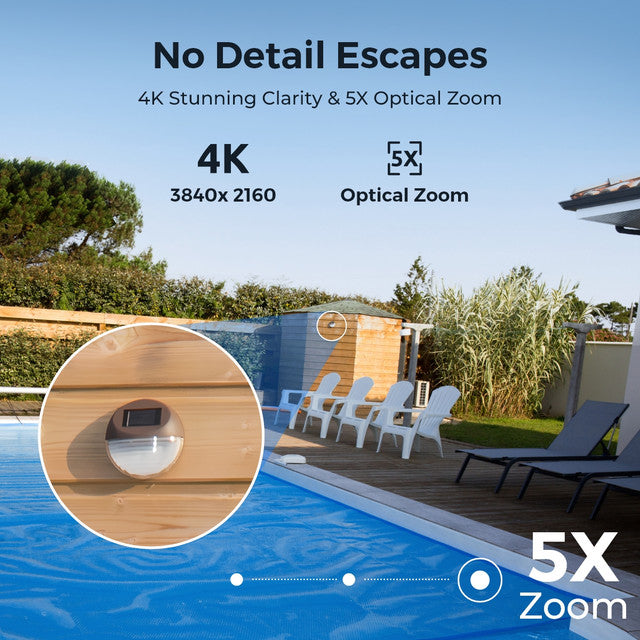 Reolink RLC-823S1W - 4K 360°Security Camera with Dual Band Wi-Fi 6 & 5X Optical Zoom