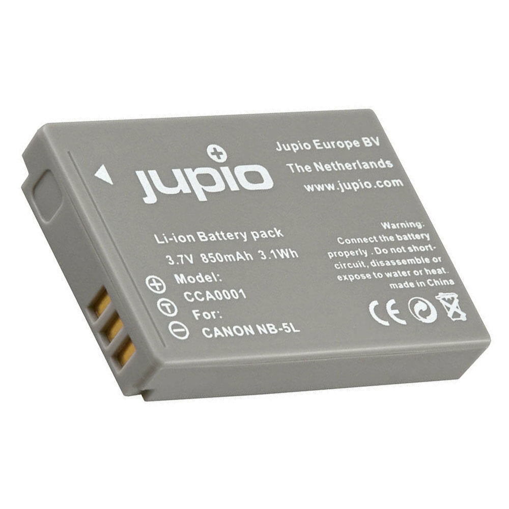 Jupio Li-Ion 3.7V 850mAh Rechargeable Battery For Canon NB-5L Camera