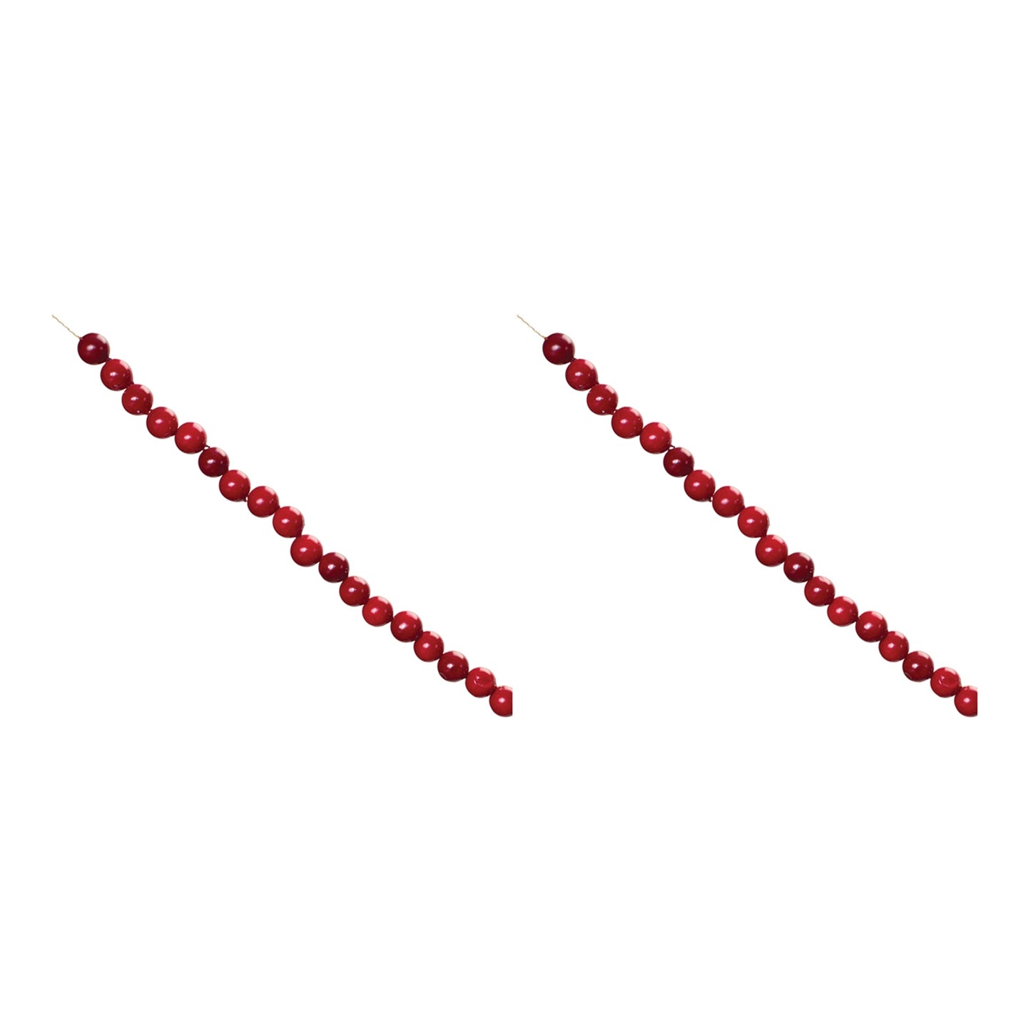 Cranberry String Garland, Set of 2