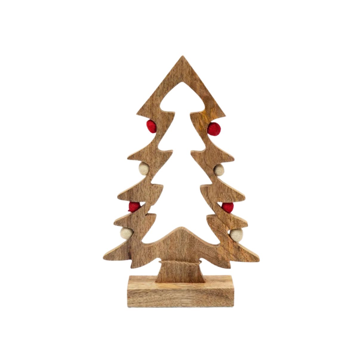 Wooden Table Top Christmas Fir Tree