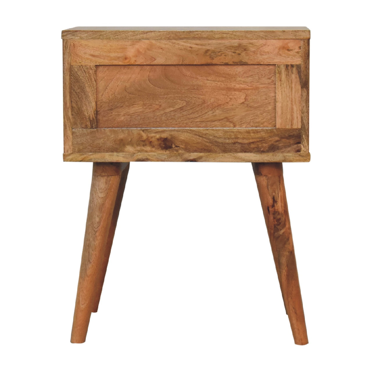 Solid Wood Beside with 2 Drawers