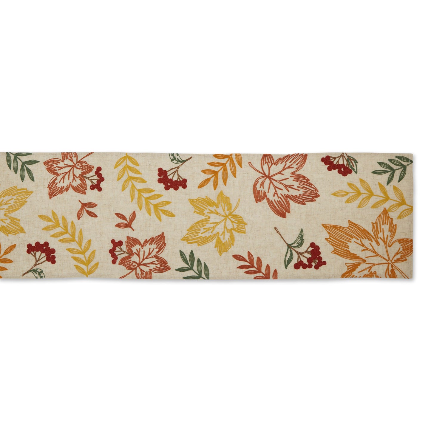 Scattered Leaves Table Runner 14X108