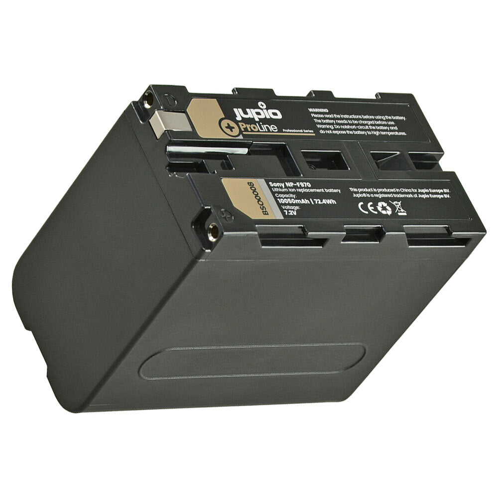Jupio ProLine Li-ion 7.2V 10050mAh Battery For Sony NP-F970 Camera