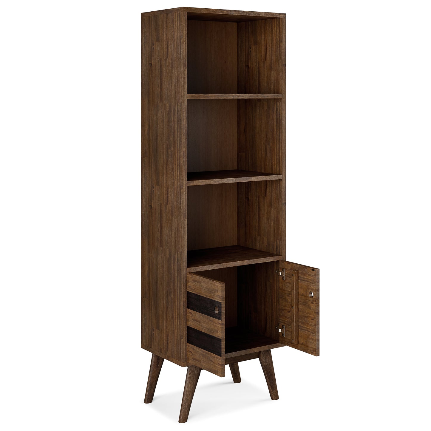 Bookcase with 3 Shelves and 2 Doors