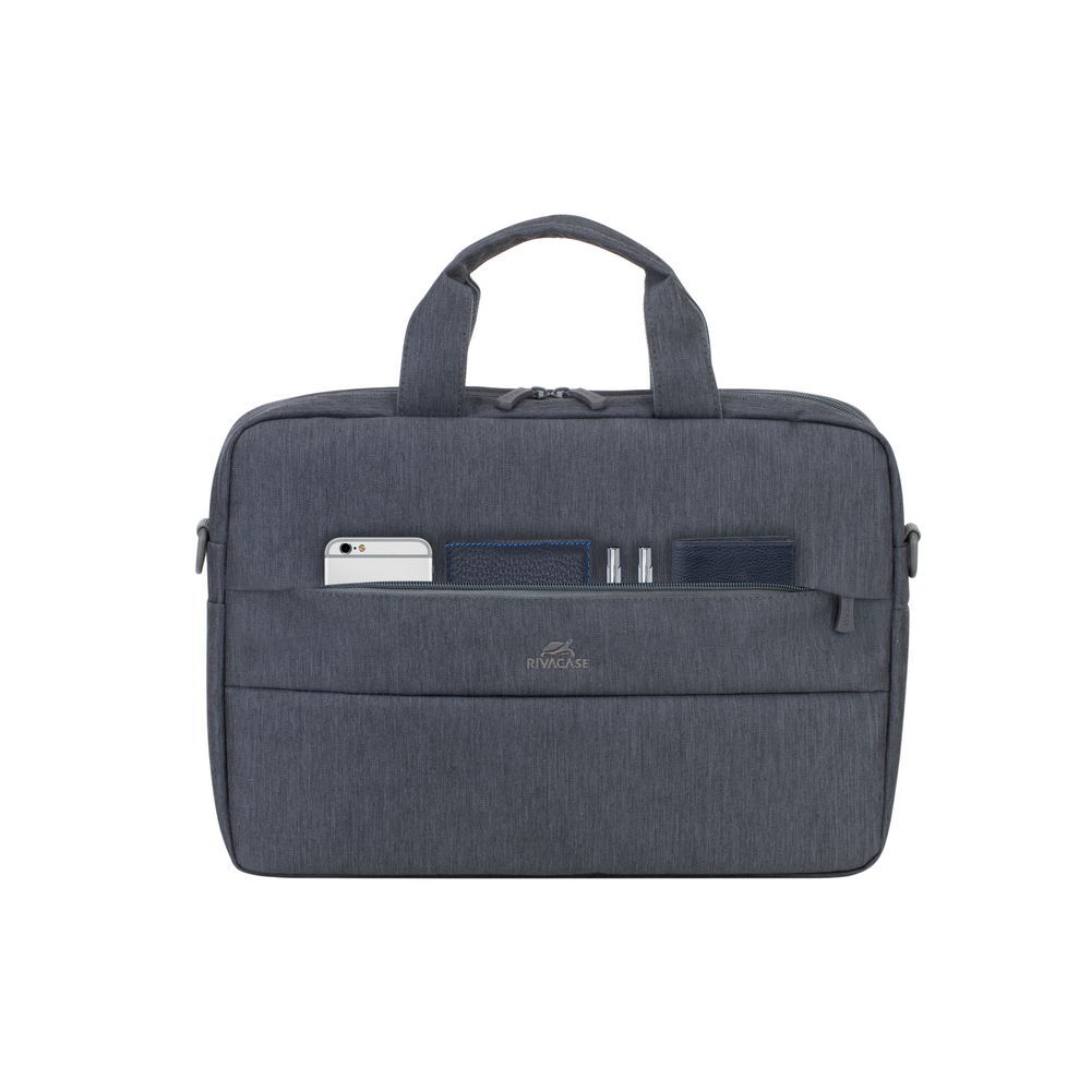 Rivacase 7522 Prater 14" Anti-Theft Laptop Bag (Dark Grey)