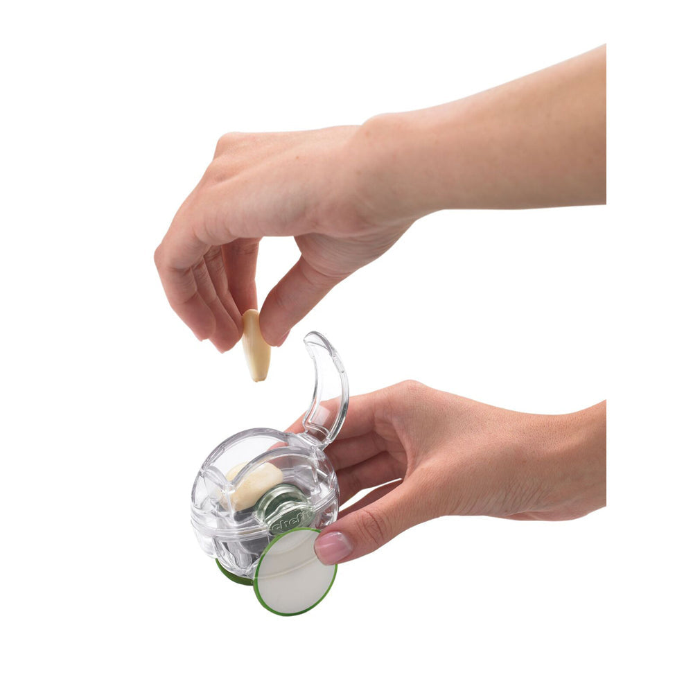 Chef'n Vibe Round 7cm Garlic Chopper Roller (Clear)