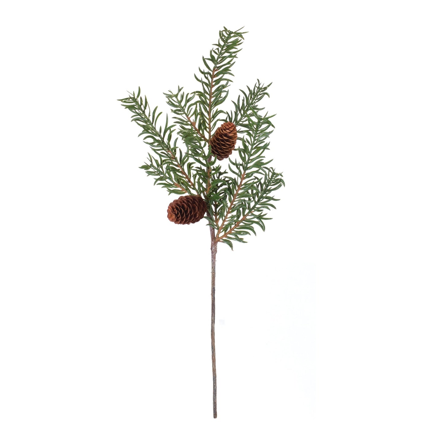 Pine Spray with Pinecones, Set of 6