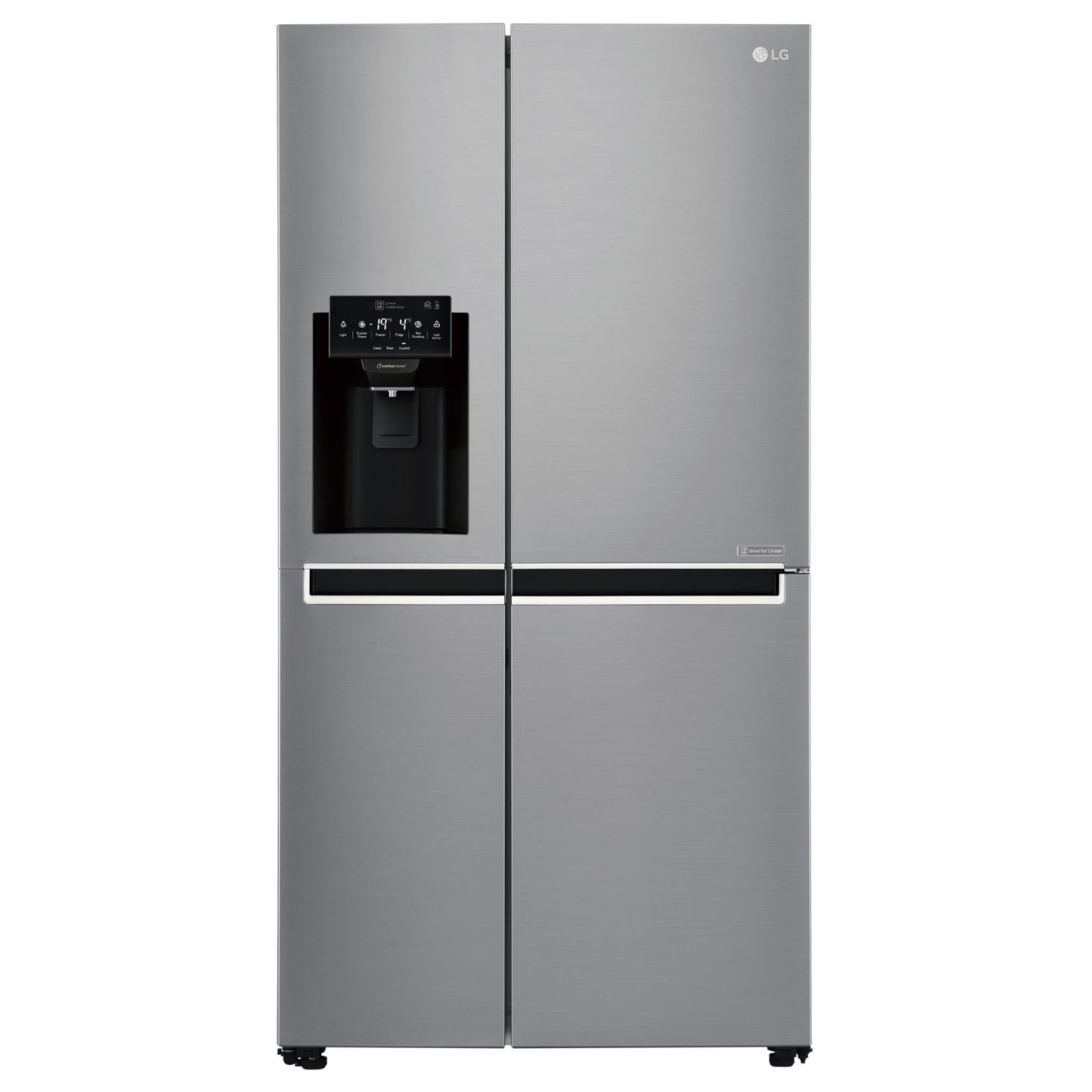 LG GS-L668PNL 625L Side by Side Fridge (S/Steel)