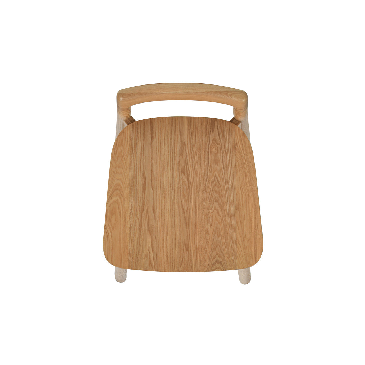 Counter Stool with Low Back and Black Iron Footrest