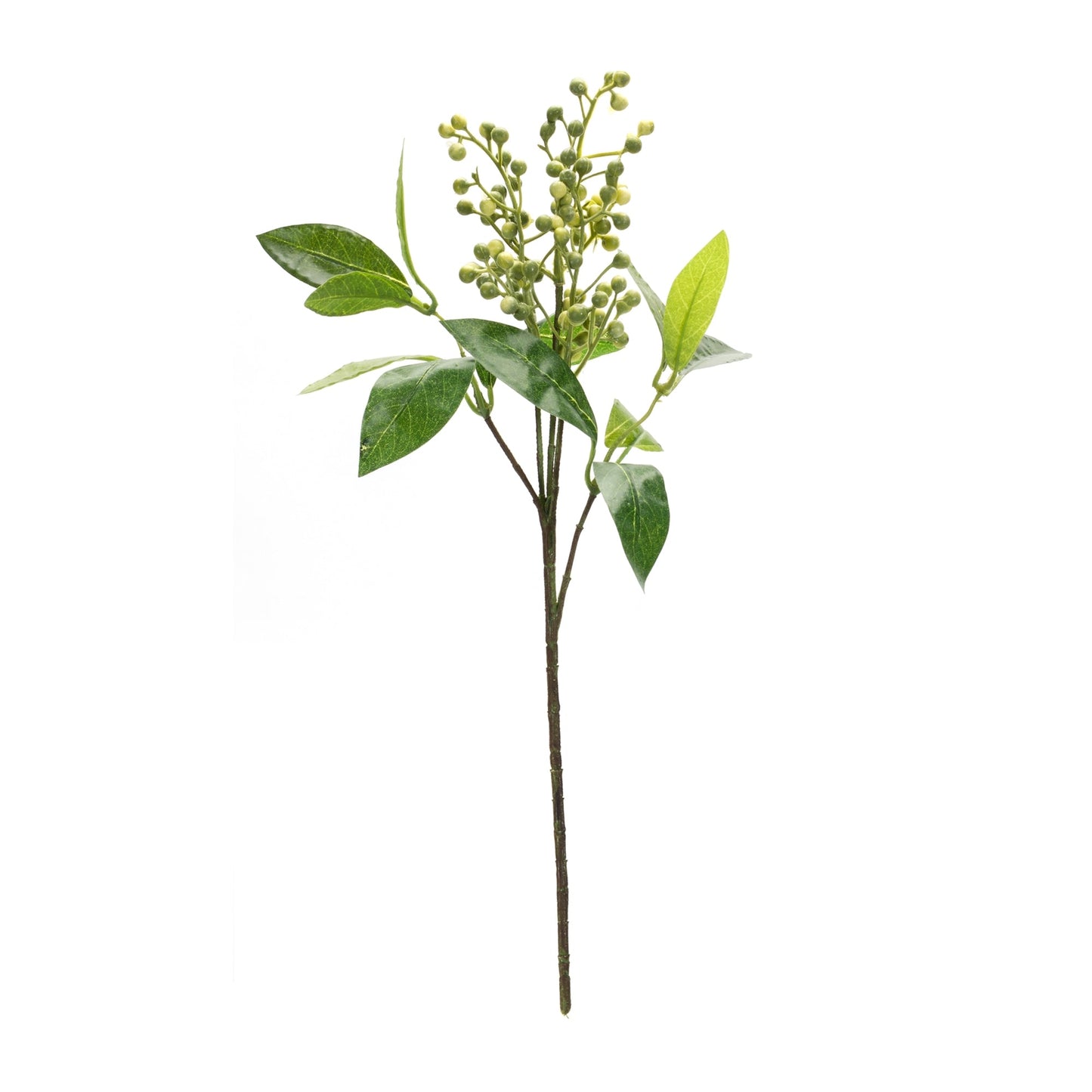 Green Berry Foliage Spray, Set of 6